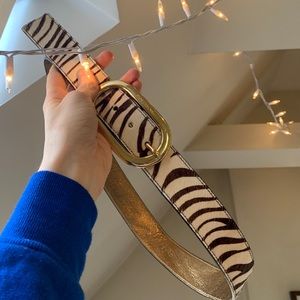 Michael Kors Zebra Belt